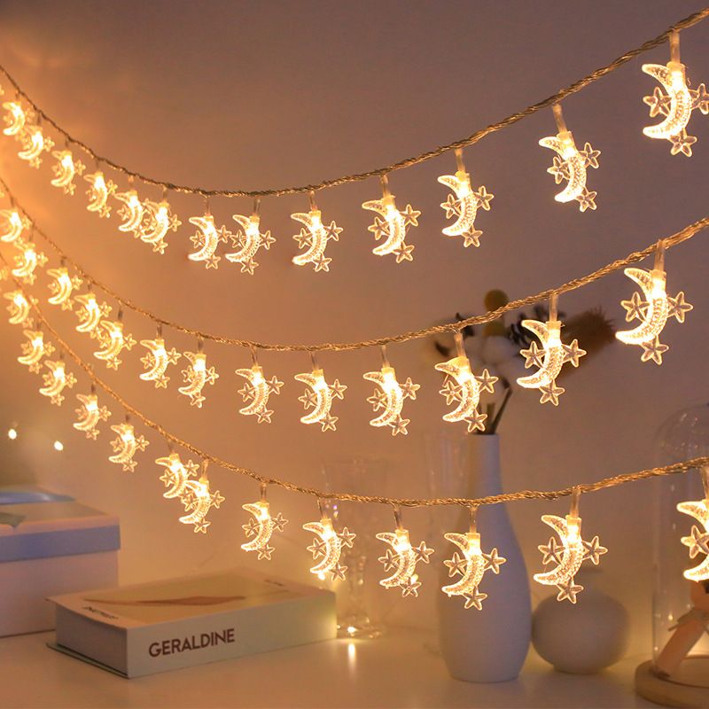 3M LED Light Crystal Ball Star Lights Outdoor Garden Camping Light String 20 LED Lights Garland Light Led String Lights Ramadan Decorations Christmas Festive Atmosphere Lights