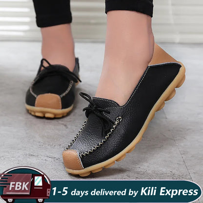 Soft Leather Loafers Shoes Slip Moccasins /Driving Shoes / Flats Shoes/ Shoes /Ladies shoes