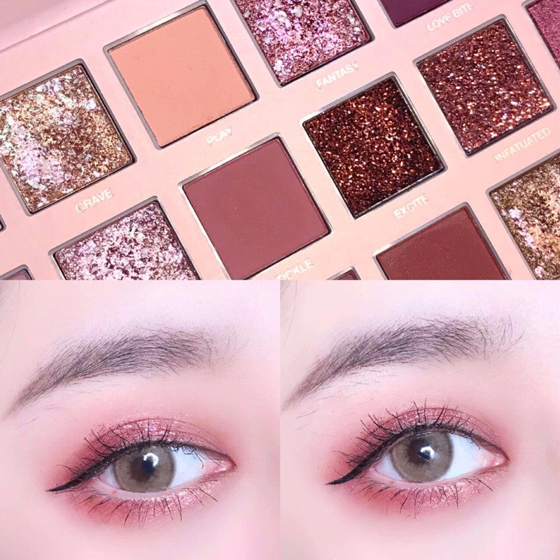 Hot Sale 18 Colors Waterproof Eye Shadow Powder Eyeshadow Cosmetic Makeup Profissional Paletas Makeup Kit