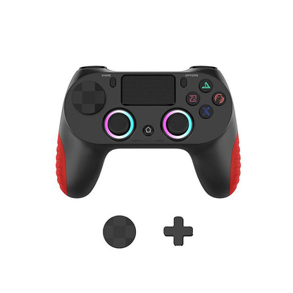 P4 Game Controller Wireless Bluetooth PC Joystick Six-axis Dual Four-vibration Gamepad Console With Light Game Console Game Pad For Android IOS Phone PC Tablet TV Box Game Accessories