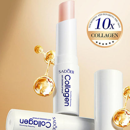 Collagen Lip Balm Lasting Moisturizing Anti Cracking Repair Nourishing Improve Hydration Plumping Lipstick Skin Care