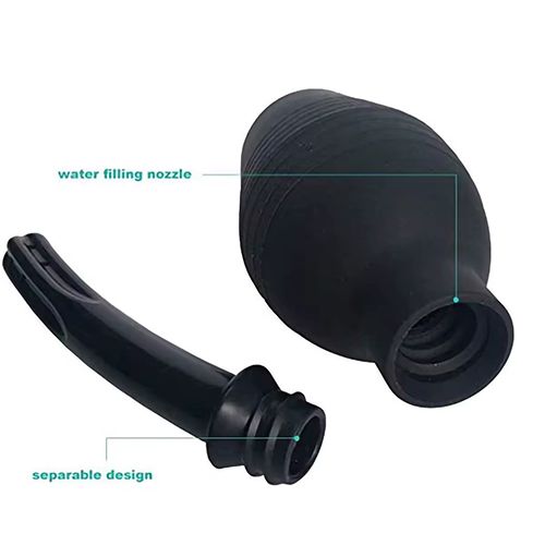 Enema Douche Clean 310ml Large Capacity Healthy Wash Flusher System for Men Women Made of Comfortable Silicone Anal Shower Reusable Vaginal And Anal Cleaner Home Tests Care