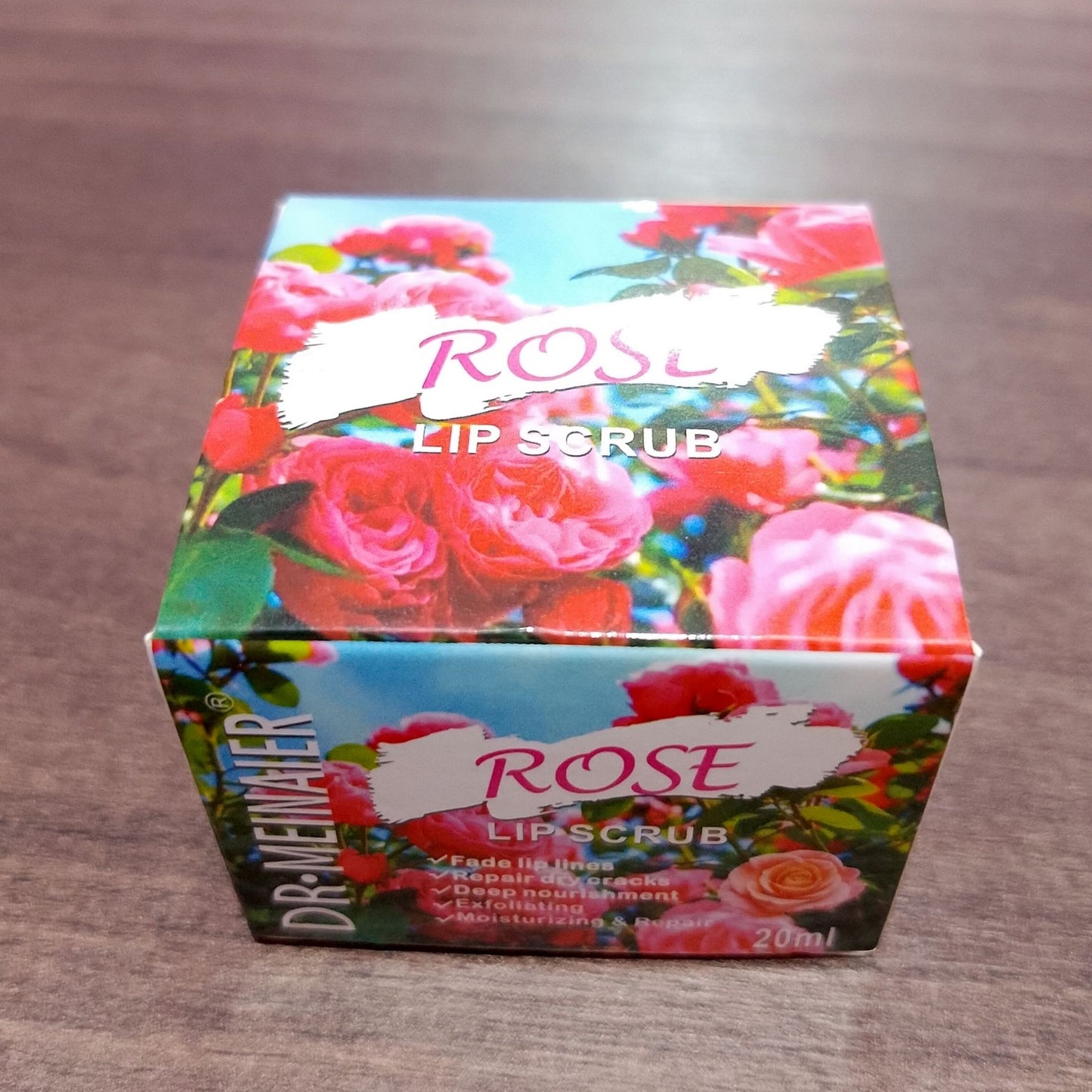 Dr. Meinaier Sugar Lip Scrub Ultra Hydrating Exfoliating Dry Chapped Lips Scrubber Lip Moisturizer - Grape Rose Blueberry Turmeric Coconut Coffee Cherry Lemon Honey Green Tea Flavors