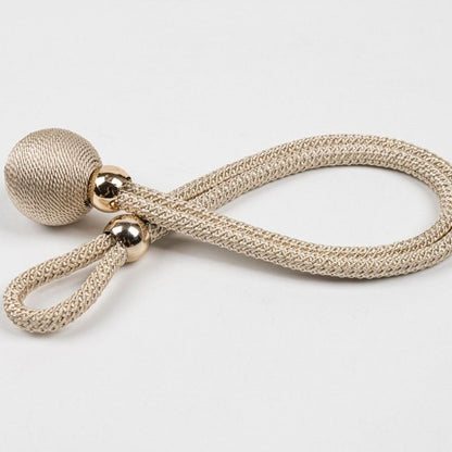 A Pair Adjustable Curtain Tiebacks Curtain Straps Light Luxury And Simple Tied With Ropes Tied With Gauze Curtains Fixed With Curtain Straps