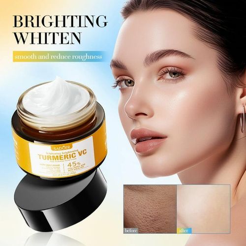 Turmeric Cream Sadoer Antioxygen Repair Moisturizing Brightening Face Cream for Dark Spots & Anti‑Aging 50g – Natural Antioxidant Skincare for All Skin Types