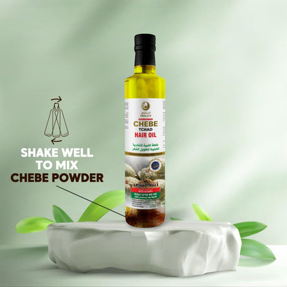 Amalico Chebe Oil for Hair Growth with Olive Oil - African Natural Chebe Powder for Hair Growth, Olive Hair Oil and Ostrich oil - 130 ML Hair and Sclap Care