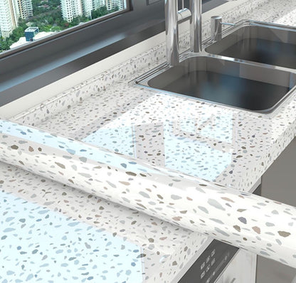 Glossy Self-Adhesive Removable Wallpaper peel and Stick Wallpaper- Vinyl Contact Paper for Countertops, Cabinets, Furniture