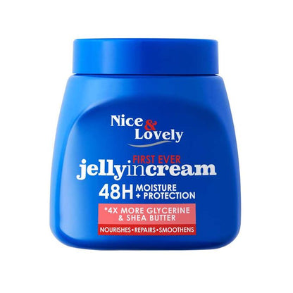 【Clearance Sale】Nice & Lovely Jelly In Cream Ultra Moisturizing Shea Butter 302g