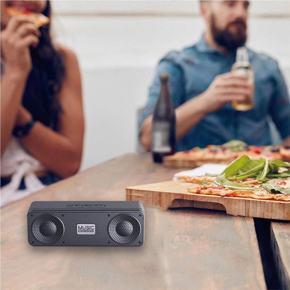 Portable Bluetooth Speaker TF Card FM Mode HD Sound Quality FM Music