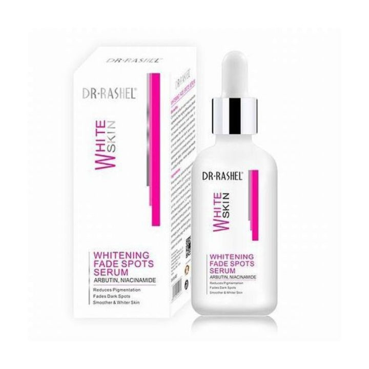 Dr. Rashel White Skin Fade Series - Facial Cleanser, Face Serum, Day Cream & Night Cream with Arbutin, Niacinamide Whitening Dark Spots