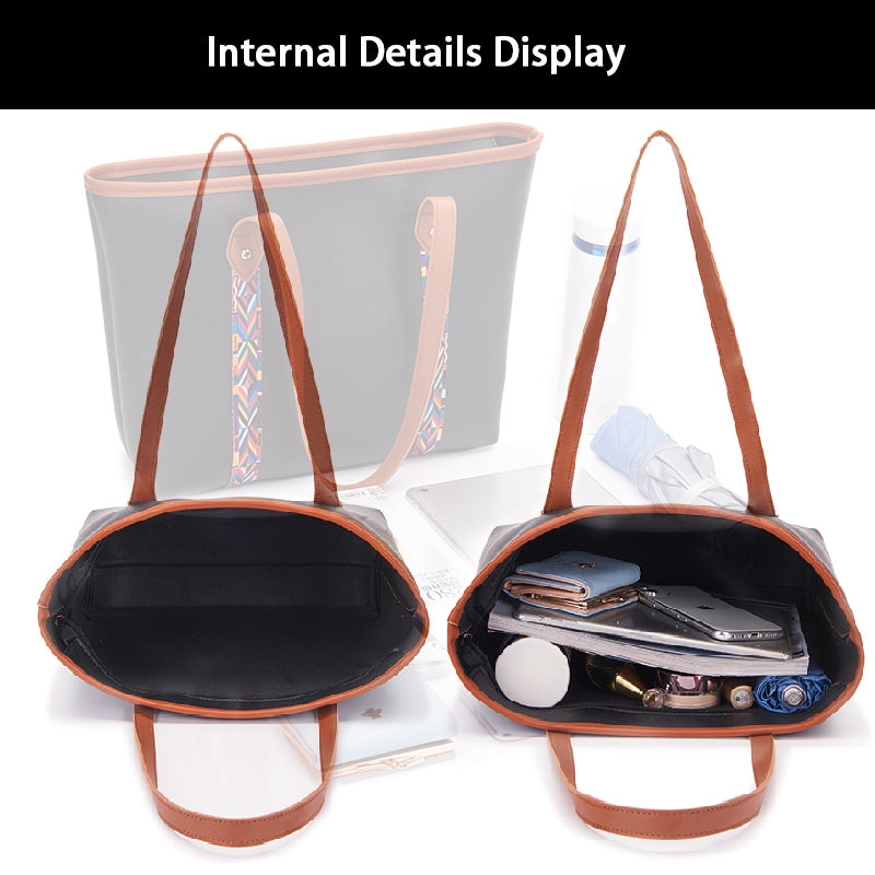 4 PCS/Sets Women Bags Handbag for Women Ladies Bags Tote Bags Shoulder Bag Crossbody Bag Discount On Sale