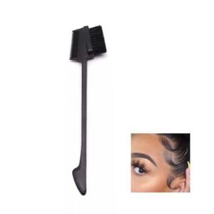 Fashion Double Sided Smooth Eyebrow Edge Control Mini Brush