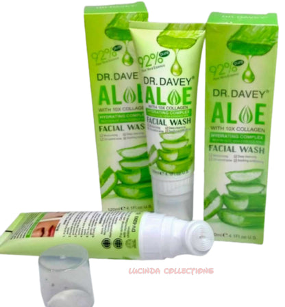Dr. Davey Aloe Vera Facial Wash Face Hydrating Cleansing Complex
