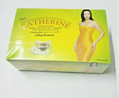 SLIMMING TEA Catherine Tea Chrysanthemum Herbal Weightloss - 32 Bags Green