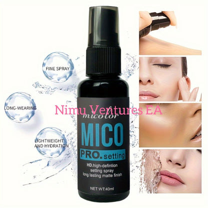 2 In 1 Micolor Mico Fit Me Primer + Pro. Setting Spray Fixer HD High Definition long lasting Matte finish base for Makeup