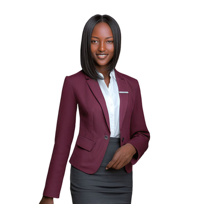 Synthetic Straight Bob Wigs - 12 Inch | 180% Density Natural Look(1B Black, Gift)