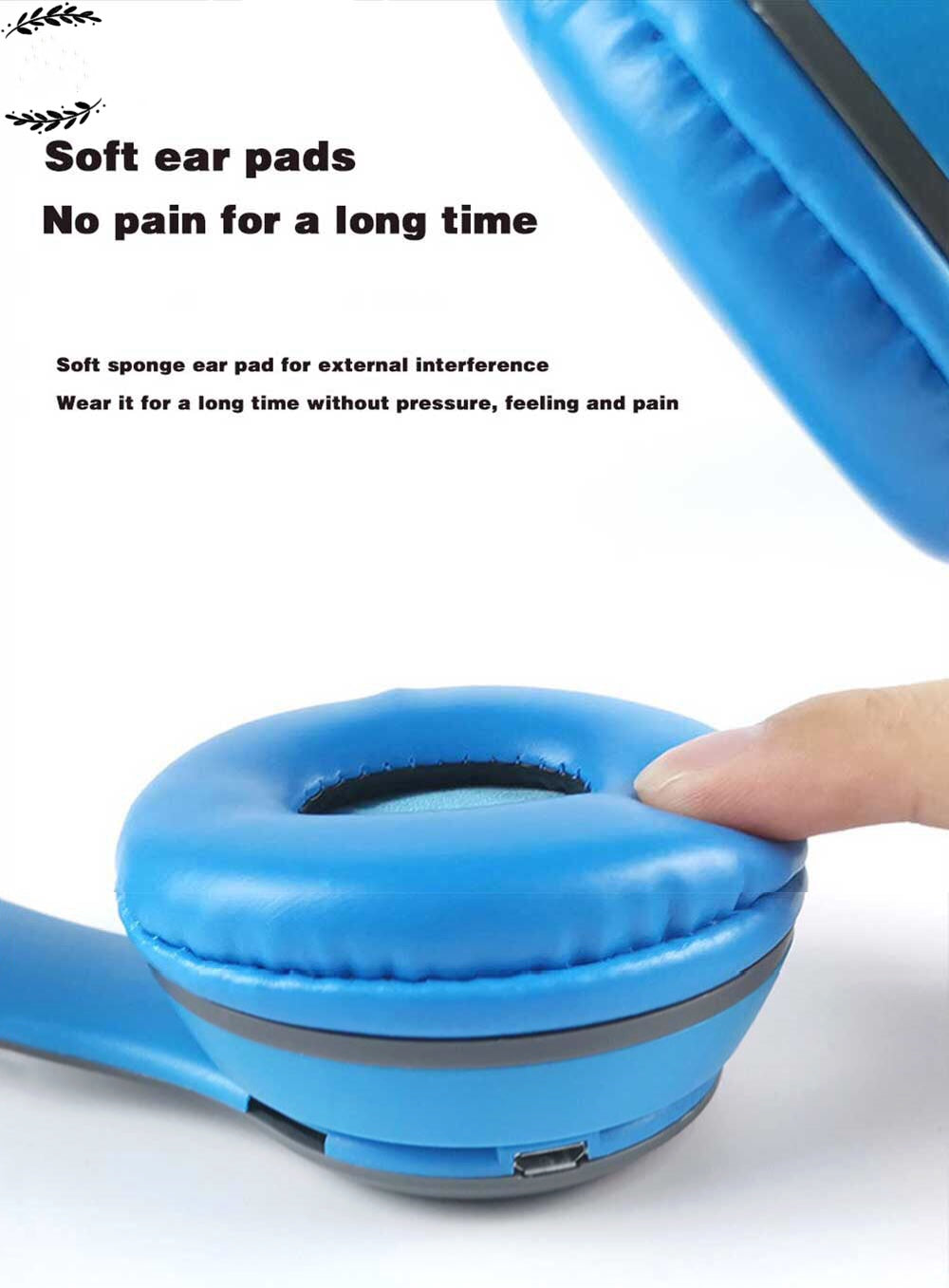 RichRipple P47 Wireless Stereo Bass Bluetooth Headphone Sports Foldable Headset With TF Micro for IOS/Android