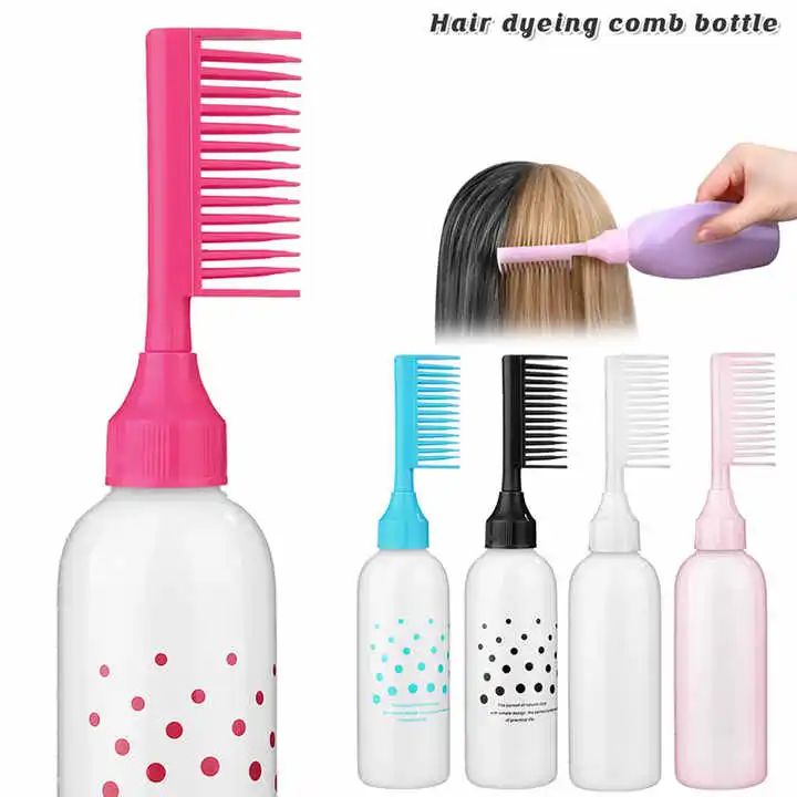 1 Piece Hair Dye Applicator Bottles with Brush for Hair Oil Spray Bottle For Hair Dyeing Shampoo Hairdressing Coloring Tools