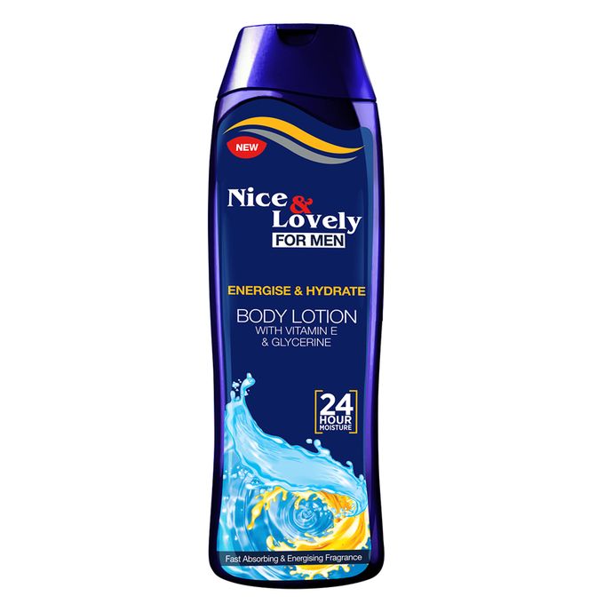 【Clearance Sale】Nice & Lovely Men Energise & Hydrate Body Lotion 400ml