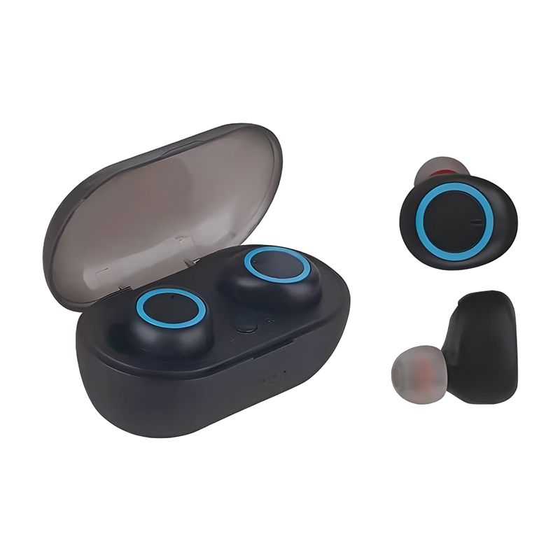 RichRipple Y50 Plus+ Wireless Bluetooth Earphone TWS Stereo Earbuds In-Ear Earpods Touch Control 450mAh with Mic Earphone for iOS&Android