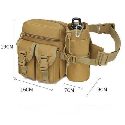 Men's Sports Running Tactical Kettle Bag Multi-Functional Mountain Riding Waist Pack