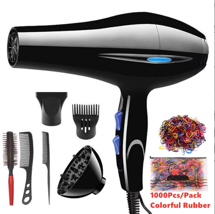 2200W Professional Powerful Hair Dryer Fast Heating Hot And Cold Adjustment Ionic Air Blow Dryer with Air Collecting