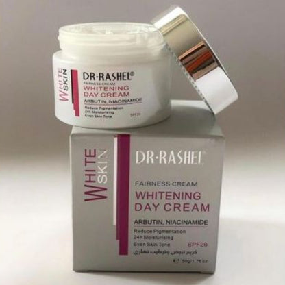 Dr. Rashel White Skin Whitening DAY Cream With Arbutin, Niacinamide Reduce Pigmentation Even Skin Tone Fairness Cream