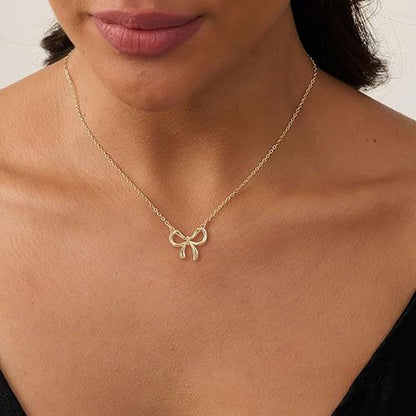 bow necklace women/woman necklace choker/chocker clavicle necklace, 18K Golden plated Bow Dainty Necklace Bow Pendant Choker Necklace Trendy Bow Necklace Gold Chain Necklaces Jewelry Gift for lady