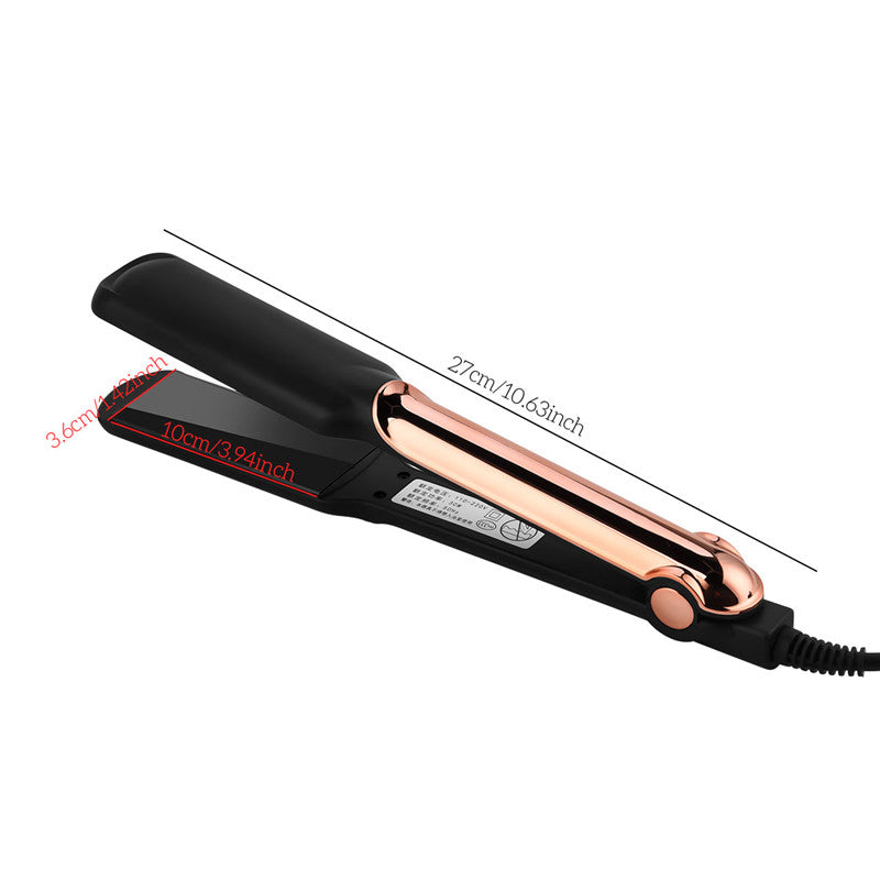 New Arrival Professional 2 In 1 Hair Straightener and Hair Curler with 4 Temperature Settings Wide Plate Hair Flat Iron for Home DIY Use for Both Wet and Dry