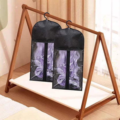 9pcs Fashion Wig Storage bags with Hanger /Wigs Hair Extension Storage Bag Hairpieces Storage Holder