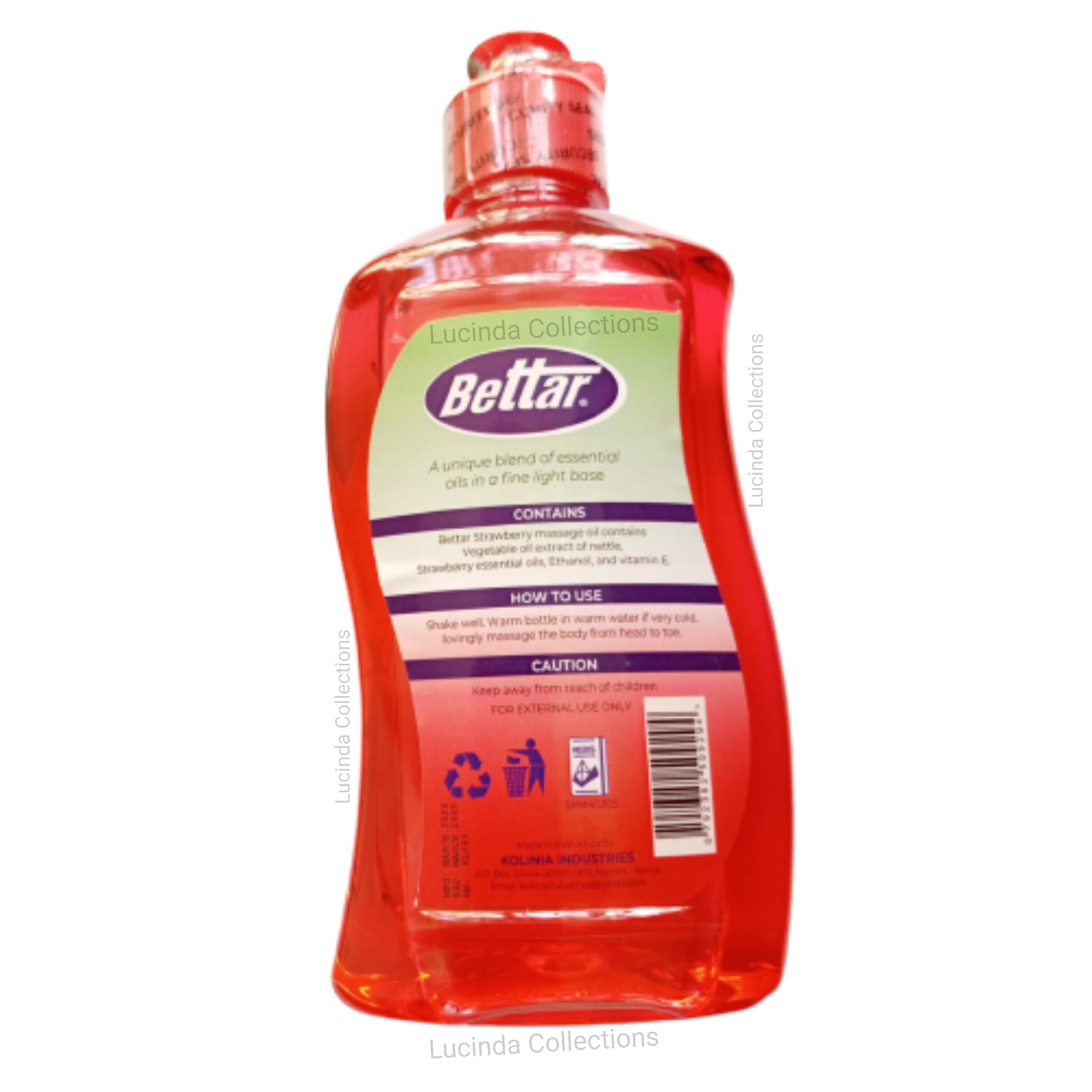 Bettar Massage & Aromatherapy Oil With Strawberry Essential