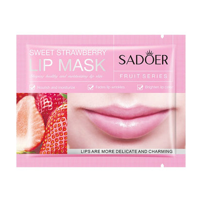 3 PCS Lip Mask with Fruit Extract-Daily Lip Care-Moisturize & Nourish Cracked Dry Lips,Hydration for Dry Lips.