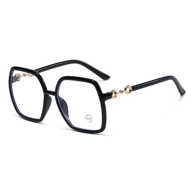 Women's Oversized Glasses Square Frame Designer Frames Optical Glasses Latest Glasses Frames Optical for Girl Blue Light Blocking Gaming Designer Glasses