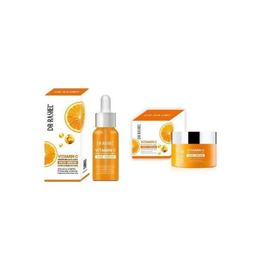 Vitamin C Brightening & Anti-Aging Face Cream + Face Serum
