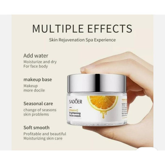 Vitamin C Brightening Face Cream â€“ Radiance Boost, Even Tone & Daily Hydration