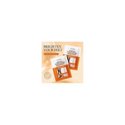 Vitamin C & Niacinamide Foot Mask Lightening Dark Feet & Whitening Very Moisturizing Foot Mask For Dark Knuckle Foot Mask 35g (two In The Pack)