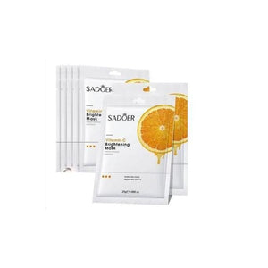 Vitamin C Sheet Face Masks-Moisturizing, Anti-Aging & Skin Firming, Hydrating & Brightening Sheet Mask