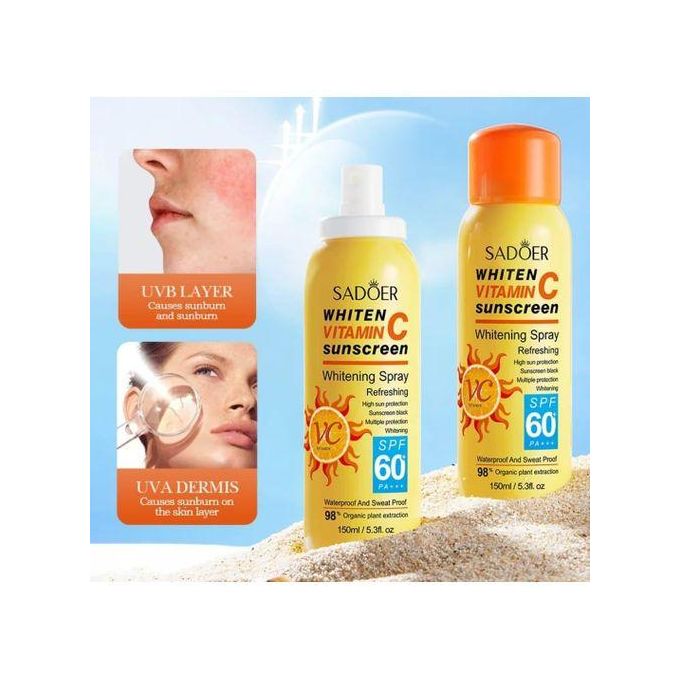 Vitamin C Whitening Sunscreen spray SPF 60