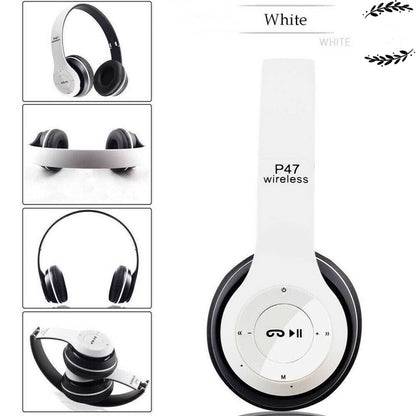 RichRipple P47 Wireless Stereo Bass Bluetooth Headphone Sports Foldable Headset With TF Micro for IOS/Android