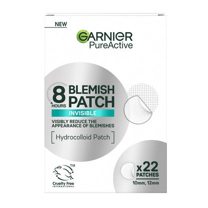 Garnier Pure Active 8hr Invisible Pimple Patch, Enriched with Hydrocolloid that Reduce Pimple Size in 8 hours