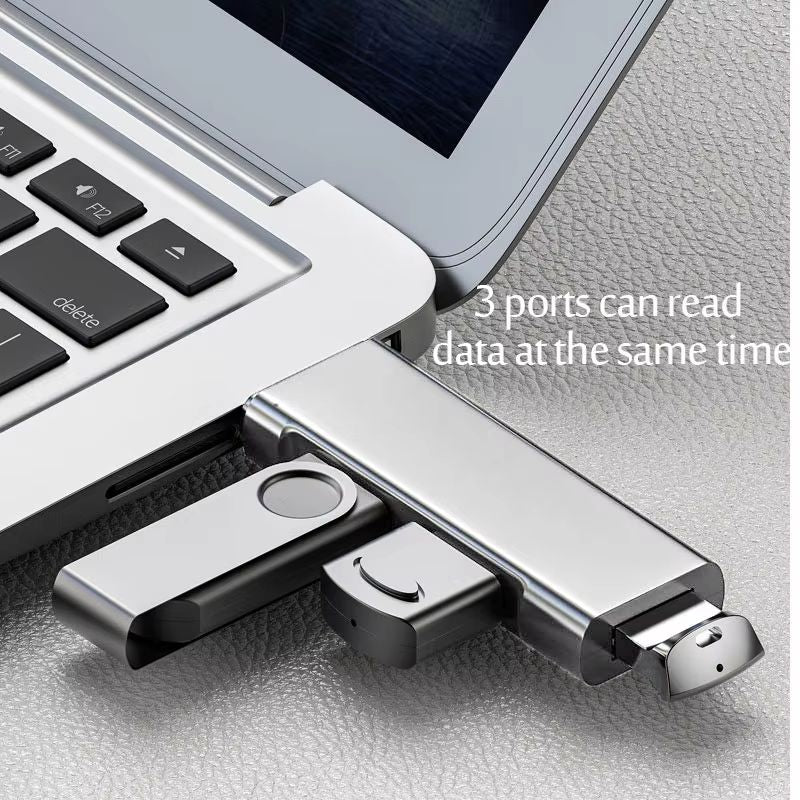 3-in-1 USB 3.0 HUB USB HUB 2.0 Multi USB Splitter Type-C to USB HUB USB 3.0 OTG Adapter Multiple Expander for Macbook Pro