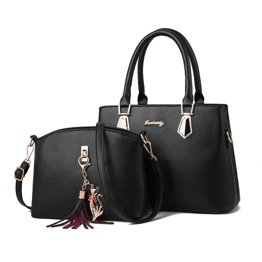 2 PCS/Sets Women Bags Handbag for Women Ladies Bags Shoulder Bag Crossbody Bag Discount On Sale