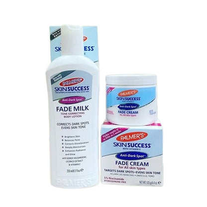 Palmers Skin Success Fade Milk Body Lotion & Skin Success Fade Cream For All Skin Types