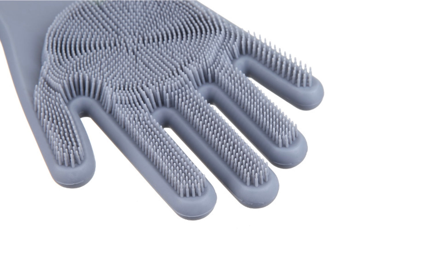 Dishwashing Cleaning Gloves Silicone Rubber Sponge Glove Household Scrubber Kitchen Clean Tools Dropshipping Kitchen