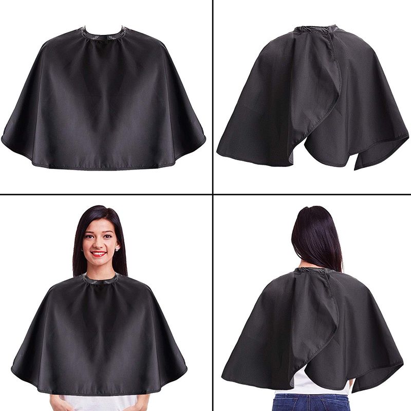 New Arrivals Makeup Cape Makeup Bib Hair Dye Tools Beauty Salon Barber Hair Cutting Cape Cloth Wrap Hairdressing Cape Barber Lightweight Comb-out Beard Apron Shortie Makeup Bib Styling Shampoo Cape