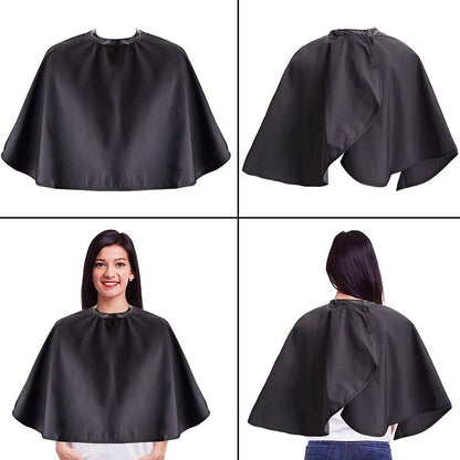 New Arrivals Makeup Cape Makeup Bib Hair Dye Tools Beauty Salon Barber Hair Cutting Cape Cloth Wrap Hairdressing Cape Barber Lightweight Comb-out Beard Apron Shortie Makeup Bib Styling Shampoo Cape