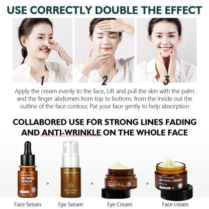 VIBRANT GLAMOUR Retinol Face Cream Firming Lifting Anti-Wrinkle Brightening Moisturizing Skin Care Retinol Face Cream