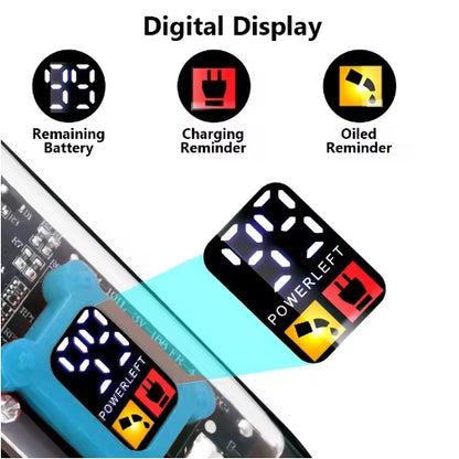 Transparent Body Electric Hair Clipper Professional Trimmer USB Rechargeable Hair Cutting Machine For Men Holiday Gift For Him