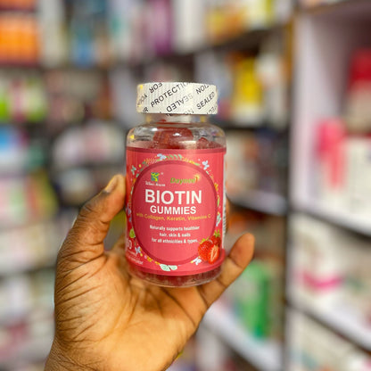 Daynee Biotin With Collagen, Keratin & Vitamin C - 60Pcs Biotin with Keratin & Collagen Peptides - Advanced For Hair Growth Treatment for Men & Women