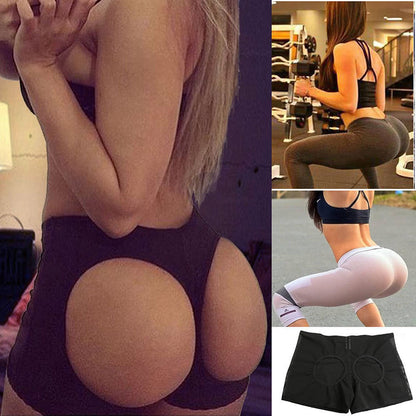 Women Butt Enhancer Butt Lift Shaper Butt Lifter With Tummy Control Female Booty Lifter (Without sponge) Panties Lady Hip shaping panties Briefs Underwear Booty Body Shaper